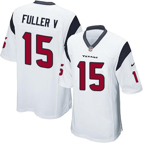 Nike Texans #15 Will Fuller V White Youth Stitched NFL Elite Jersey